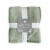HD Designs Chenille Sherpa Blanket Full/Queen - Green Perspective: front