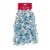 Holiday Home 10' Ice Blue and Silver Tinsel Garland Christmas Decoration Perspective: front