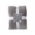 HD Designs® Microplush Blanket - Grey Perspective: front