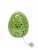Holiday Home Iridescent Green Easter Egg Decor Perspective: front