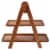 SDS for HD Designs 2 Tier Acacia Woods Serving Tray Perspective: front