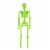 Holiday Home Blacklight Skeleton Green Perspective: front