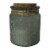 HD Designs Glass Sea Salt Citronella Candle - Grey Perspective: front