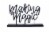 Holiday Home Making Magic Tabletop Sign Halloween Decor Perspective: front