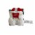 Holiday Home Santa Christmas Pillow and Throw Set Holiday Décor Perspective: front