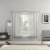 Everyday Living® Bosworth Trellis Embroidery Sheer Rod Pocket Window Panel - Gray Perspective: front
