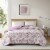 Everyday Living Microfiber Quilt - Floral Pattern Perspective: front