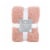 HD Designs® Heathered Cozy Knit Blanket - Pink Perspective: front