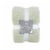 HD Designs® Heathered Cozy Knit Blanket - Green Perspective: front