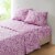 Everyday Living Microfiber Sheet Set  - Petals Perspective: front