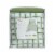 Everyday Living® Check Lines Reversible Twin/Twin XL 5 Piece Set - Green/White Perspective: front