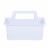 Office Works 4 Compartment Caddy - White Perspective: front