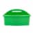 Office Works 3 Compartment Caddy - Green Perspective: front
