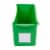 Office Works Magazine Holder - Green Perspective: front