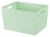 Whitmor Resin Large Tote - Green Perspective: front