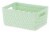 Whitmor Resin Small Shelf Tote - Green Perspective: front