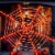 Holiday Home 5 Foot LED Spider Web Light - Orange Perspective: front