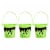 Holiday Home Frankenstein Mini Treat Buckets Perspective: front