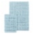 Everyday Living Windowpane Bath Towel - Blue Perspective: front