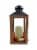 Holiday Home LED Lantern With Floral Trim Perspective: front