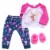 Sophia's - 18  Doll - Moose Print Winter Pj's & Slippers - Teal Perspective: front
