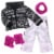Sophia's - 18  Doll - Geometric Ski Coat, Pants, Berry Neck Warmer & Fur Boots Perspective: front