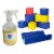 Karma Baby Bundled Kit - 7-Piece Toddler Block Set + Natural Cleaner for Toys and Nursery Perspective: front