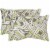 SAFAVIEH Ricci Art Deco Pillow Set of 2 Macaron Green Perspective: front