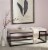 SAFAVIEH Reynolds Bench Beige / Black Perspective: front