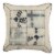 SAFAVIEH Dip Dye Quartre Patch Pillow Set of 2 Seasalt Perspective: front