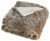 Safavieh Dusty Fur Throw - Grey Perspective: front