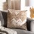 Safavieh Gold Sparkle Pillow - Gold Perspective: front