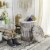 Safavieh Maggy White Rattan Laundry Basket Perspective: front