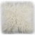 Safavieh Faux Flokati Pillow - Ivory Perspective: front