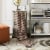 Safavieh Candy Stripe Knit Throw - Light Grey Perspective: front