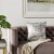 Safavieh Edmee Metallic Pillow - Light Gray/Silver Perspective: front