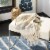 Safavieh Voleta Metallic Throw Blanket - White Perspective: front