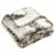Safavieh Imani Knit Throw Blanket - Dark Grey Perspective: front