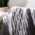 Safavieh Noela Knit Throw - Light Grey Perspective: front