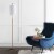 SAFAVIEH Ezekiel Floor Lamp | Brass | Perspective: front