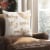 Safavieh Cold Outside Square Pillow - Beige/Gold Perspective: front