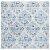 Safavieh Martha Stewart Brentwood Square Rug - Cream/Blue Perspective: front