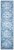 Martha Stewart Brentwood Rug - Navy / Creme Perspective: front