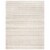 Martha Stewart Collection Lucia Shag Area Rug - Light Gray/White Perspective: front