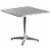 Flash Furniture 31.5'' Square Aluminum Indoor/Outdoor Table with Base (TLH0533) Perspective: front