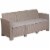 Flash Furniture Patio Lounge Sofa Light Gray (DADSF23) Perspective: front