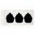 Wrapables Set of 30 Chalkboard Label Stickers  - 2.95  x 2.32  Cupcake Perspective: front