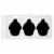 Wrapables Set of 30 Chalkboard Label Stickers  - 2.95  x 2.04  Cupcake Perspective: front