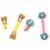 Wrapables Cute Animals Cord Organizer / Earphone Wrap, Set of 2 (Bear & Elephant) Perspective: front