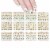 Wrapables 1200+ Festive Holiday Nail Stickers Christmas Nail Art Stickers (50 sheets) Perspective: front